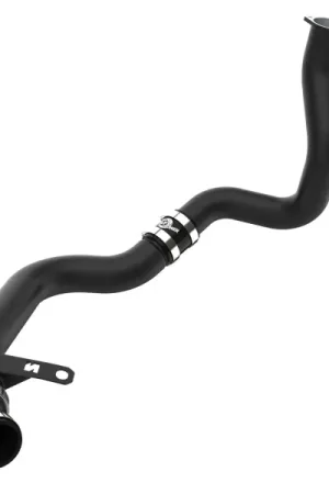 aFe 19-22 Hyundai Veloster N BladeRunner 2-1/4in to 2-1/2in Aluminum Hot Charge Pipe - Black Free Shipping