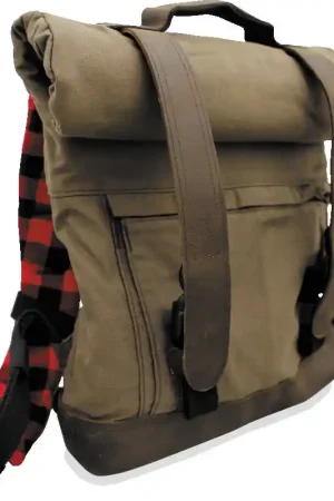 Burly Brand Voyager Back Pack - Dark Oak Factory Price
