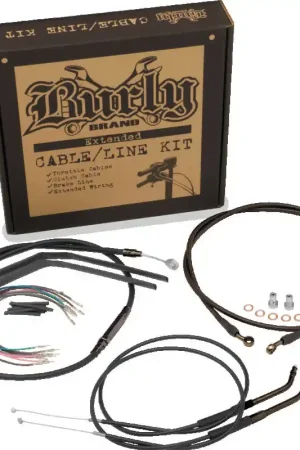 Top Rated Burly Brand Control Kit 14in T-Bar - Black