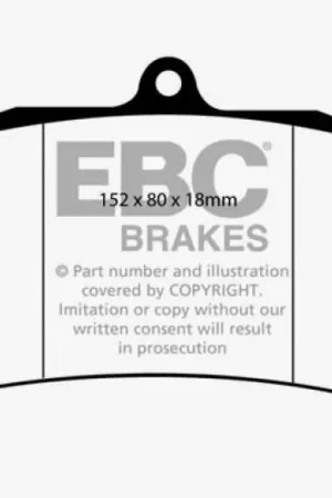 Shop Now EBC Brakes Redstuff Ceramic Brake Pads