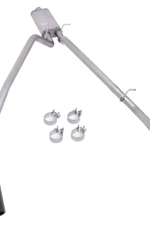 Authentic Gibson 2025 Ram 1500 3.0L I6 DOHC 2.5in Cat-Back Dual Split Exhaust - Black