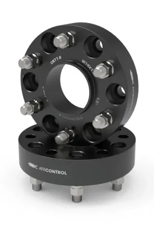 aFe CONTROL Billet Aluminum Wheel Spacers 6x5.5mm / CB 77.8mm / 1.5in - 19-25 RAM 1500 Luxury