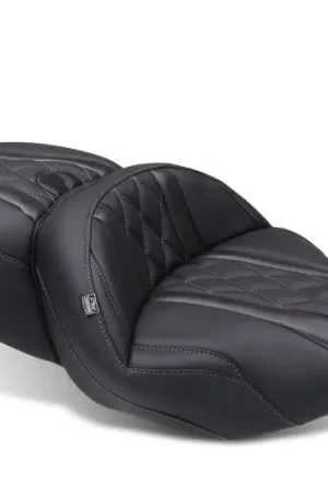 Mustang 23-25 Harley CVO Road Glide (ST) Super Touring Standard Reach One-Piece, 2 UP Black Buy Today