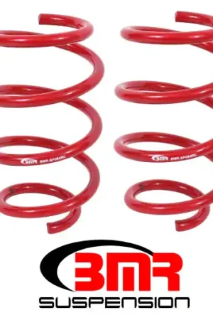 Warranty Included BMR 15-17 S550 Mustang Front Handling Version Lowering Springs - Red
