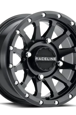 Raceline A95B Trophy 14x7in / 4x156 BP / 38mm Offset / 132.5mm Bore - Satin Black Wheel Buy Today