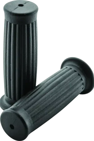 Worldwide Shipping BikeMaster Classic Lines Grips - Black