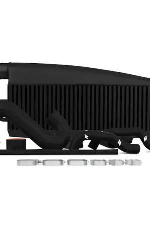 Limited Time Mishimoto Subaru 02-07 WRX/04-07 STi Top-Mount Intercooler Kit - Powder Coated Black & Black Hoses