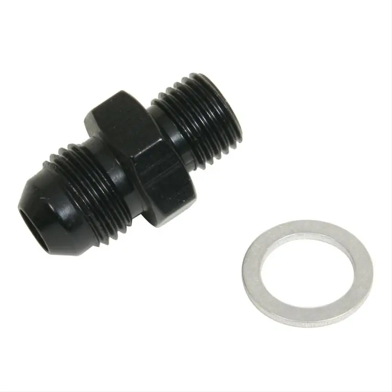 Fragola -6AN x 12mm x 1.25 Male Adapter-Solex - Black Certified