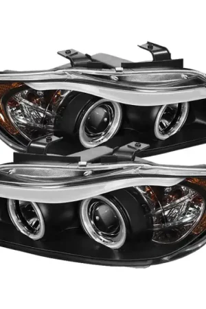 Crafted Spyder BMW E90 3-Series 06-08 4DR Projector CCFL Halo - Eyebrow Bulb Blk- PRO-YD-BMWE9005-CCFL-BK