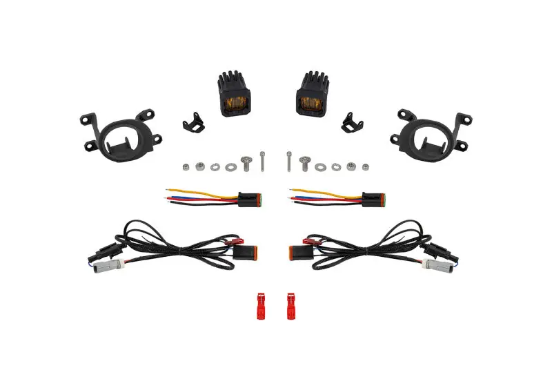 Diode Dynamics 23-24 Toyota GR Corolla SSC1 LED Fog Light Kit - Yellow SAE Fog Latest