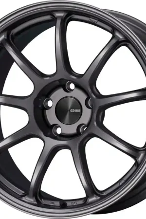 Enkei PF09 17x9 5x114.3 45mm Offset 75mm Bore Dark Silver Wheel Worldwide Shipping