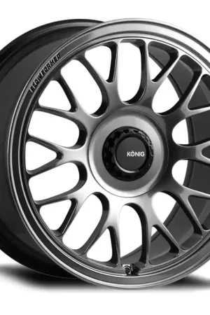 Weekend Sale Konig MRK1 17X8 4X100 ET40 Hyper Carbon - Gloss Black Gear Cap/Logo/Cover Plate