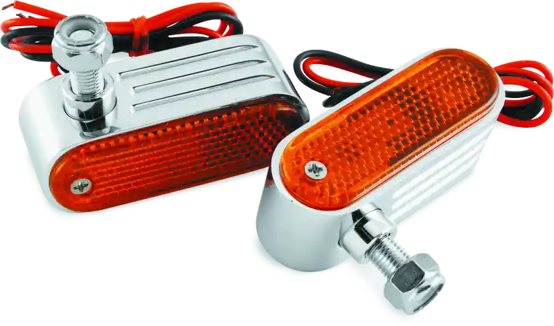 Limited Edition BikeMaster Marker/Side Lights 5/16in Mount Dual Bulb Amber