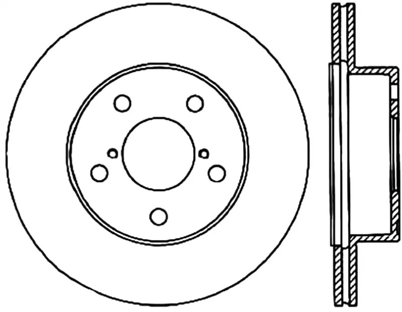 Hot Deal StopTech 05-07 Subaru Impreza WRX/STi Slotted & Drilled Left Rear Rotor