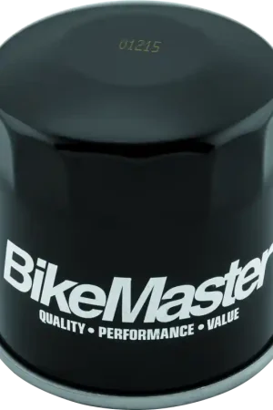 Worldwide Shipping BikeMaster BMW BM-163 Oil Filter - Black