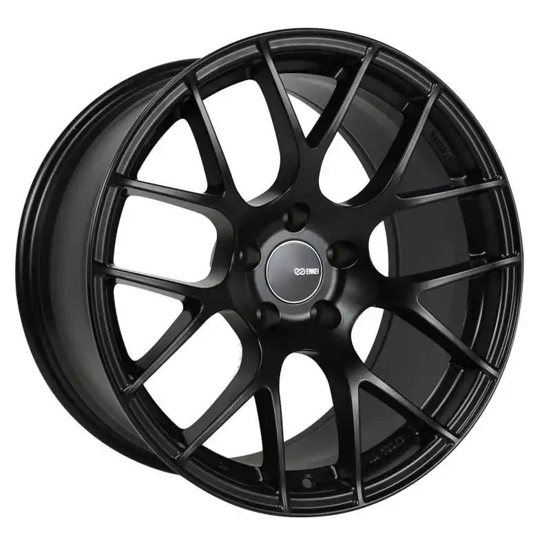 Warranty Included Enkei Raijin 18x8.5 50mm Offset 5x114.3 Bolt Pattern 72.6 Bore Diameter Matte Black Wheel