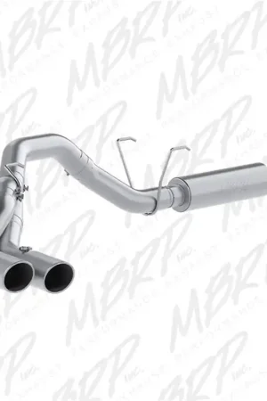 MBRP 14-16 Ram 2500/3500 6.4L 4in AL Single Side Dual Outlet Cat Back Exhaust Budget