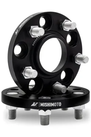 Mishimoto Wheel Spacers - 5x114.3 - 66.1 - 20 - M12 - Black Next Day Delivery