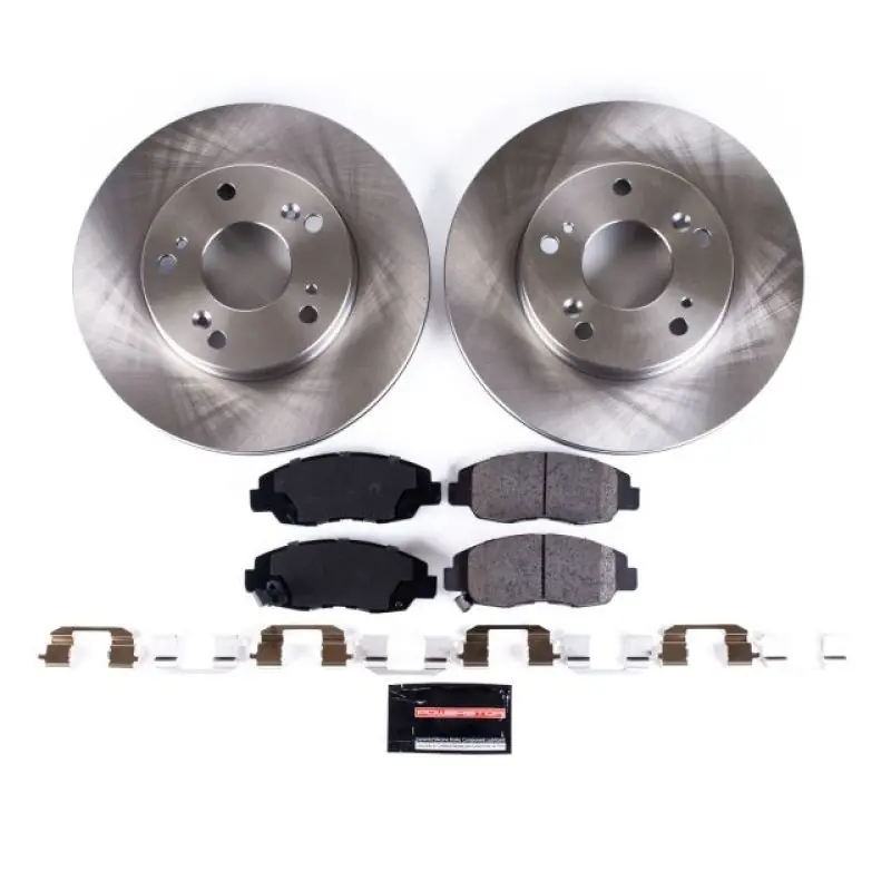 Genuine Power Stop 06-11 Honda Civic Front Autospecialty Brake Kit