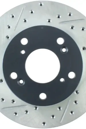Latest StopTech 02-06 Acura RSX Slotted & Drilled Right Front Rotor