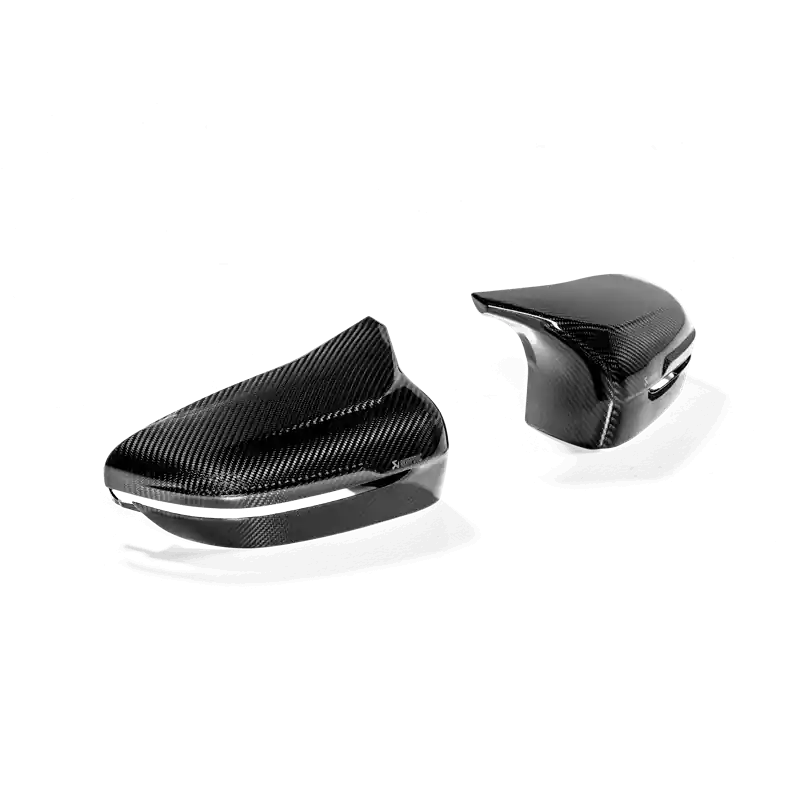 Akrapovic 2018+ BMW M5 (F90) / 2020 BMW M8 (F91/F92) Carbon Fiber Mirror Cap Set - High Gloss Genuine