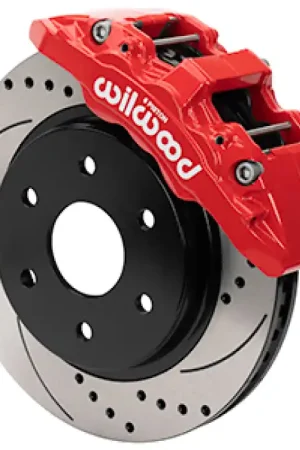 Big Sale Wilwood 2021 Ford F-150 Raptor Aero6-DM Front Brake Kit - D&S - Red