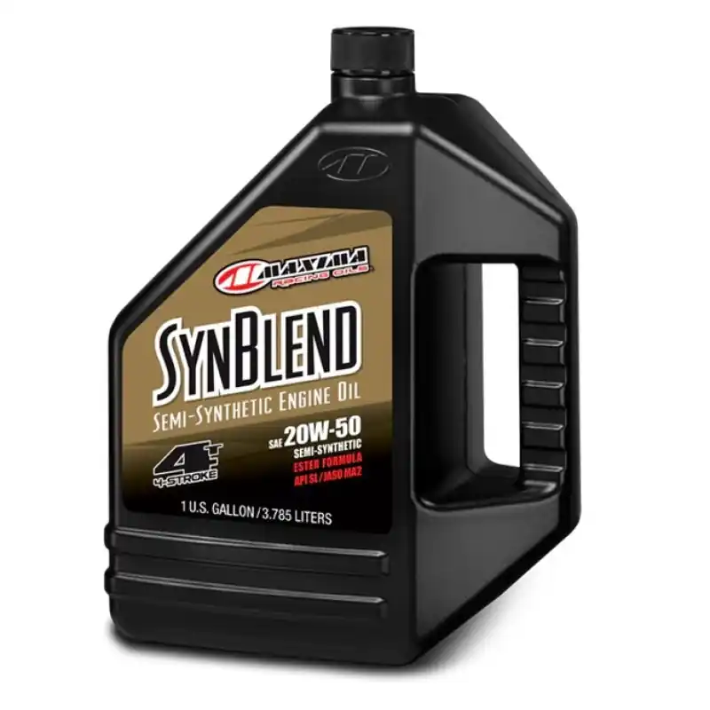 Last Chance Maxima Syn Blend Ester 4T Semi-Synthetic 20W50 Engine Oil - 128oz