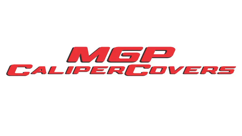 New Release MGP 4 Caliper Covers Engraved Front Gen 5/Camaro Engraved Rear Gen 5/SS Red finish silver ch
