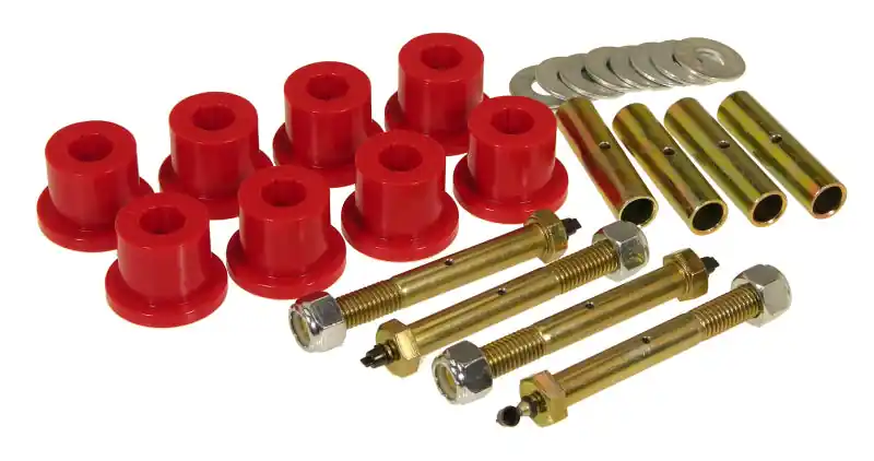Markdown Prothane 87-96 Jeep YJ Front & Rear Main Spring Eye Bushings - Red