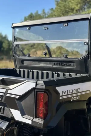 Direct From Factory Seizmik 24+ Kawasaki Ridge Rach Rear Folding Windshield- UV