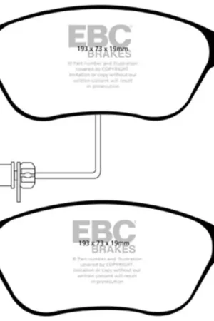EBC 03-10 Audi A8 Quattro 4.2 Redstuff Front Brake Pads Special Discount