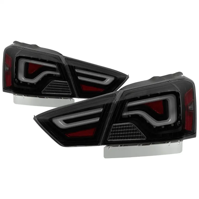 Certified xTune 14-18 Chevy Impala (Excl 14-16 Limited) LED Tail Lights - Black Smoke (ALT-JH-CIM14-LBLED-BSM)