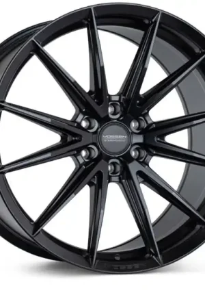 Luxury Vossen HFX-2 22x10 / 6x139.7 / ET-18 / Super Deep Face / 106.1 - Satin Black Wheel