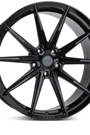 Today Only Vossen HFX-2 22x10.5 / 5x112 / ET25 / Deep Face / 66.5 - Gloss Black Wheel