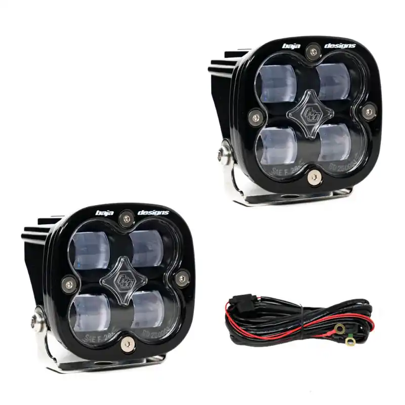Save Now Baja Designs Squadron SAE LED Auxiliary Light Pod Pair - Clear