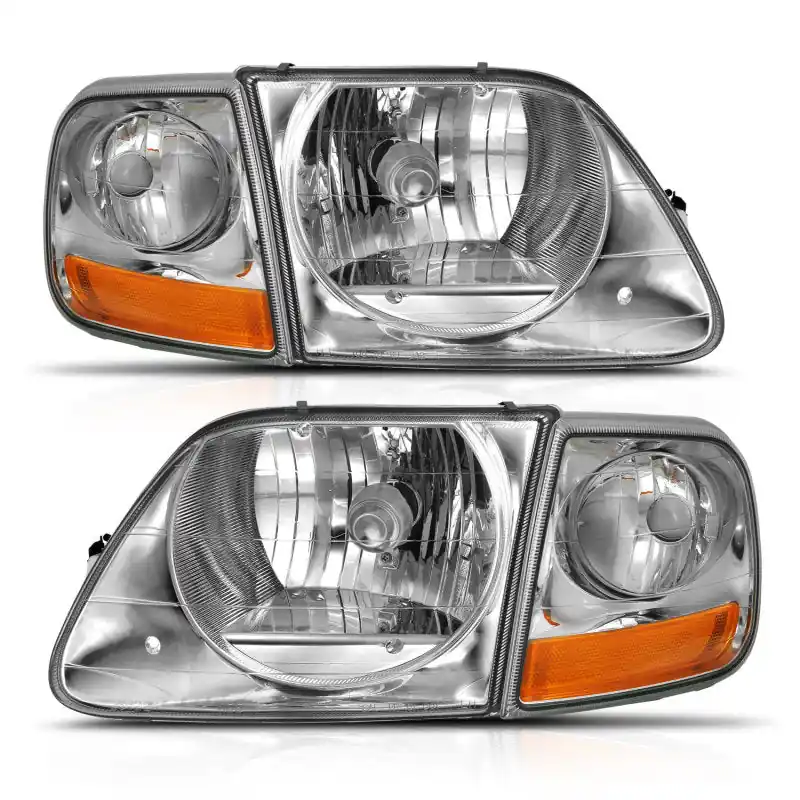 Best Price ANZO 1997-2003 Ford F-150 Crystal Headlight G2 Clear With Parking Light