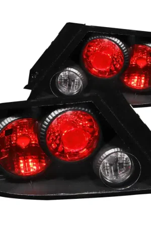 ANZO 2002-2003 Mitsubishi Lancer Taillights Black Editor’s Pick