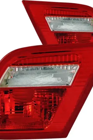 Seasonal Sale ANZO 2000-2003 BMW 3 Series E46 Taillights Red/Clear - Inner