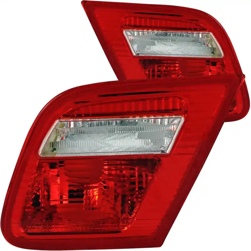 Seasonal Sale ANZO 2000-2003 BMW 3 Series E46 Taillights Red/Clear - Inner