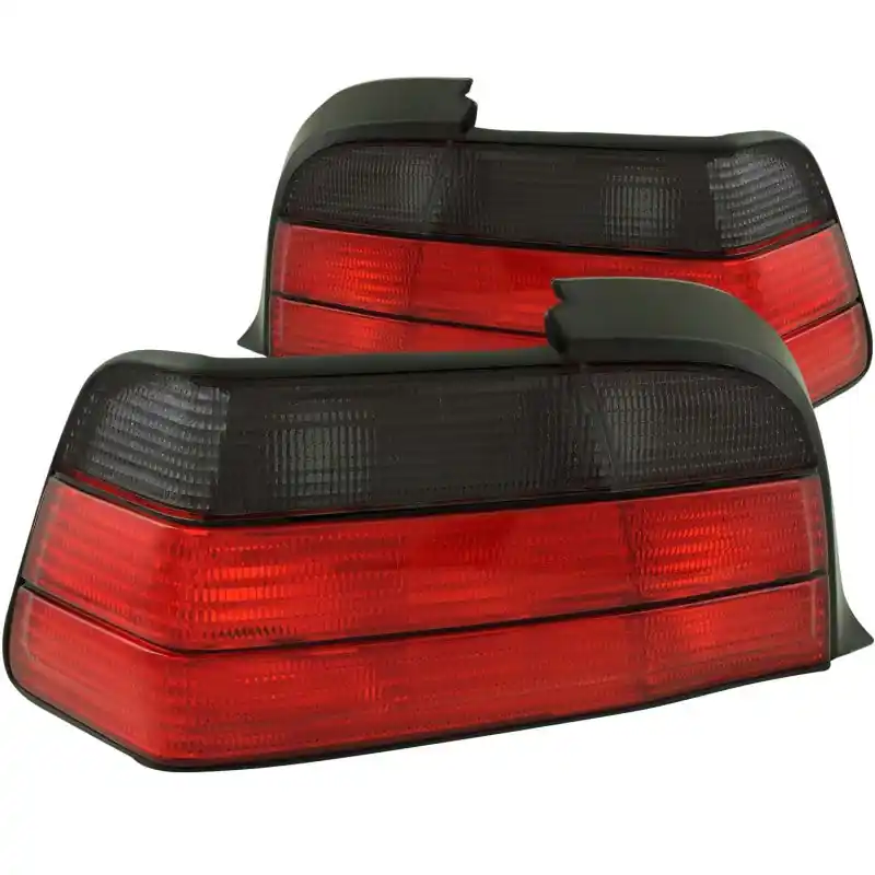 Best Price ANZO 1992-1998 BMW 3 Series E36 Coupe/Convertible Taillights Red/Smoke
