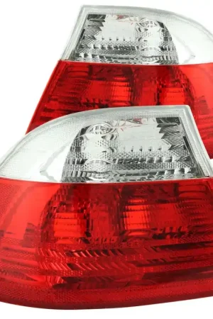 In Demand ANZO 2000-2003 BMW 3 Series E46 Taillights Red/Clear