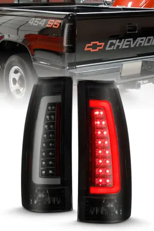 Budget ANZO 1999-2000 Cadillac Escalade LED Taillights Black Housing Smoke Lens Pair