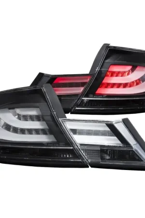 ANZO 2013-2015 Honda Civic LED Taillights Black Free Delivery