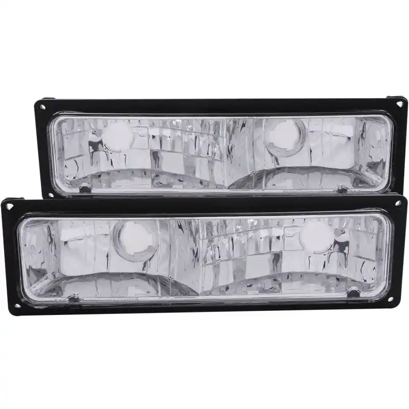 ANZO 1988-1998 Chevrolet C1500 Euro Parking Lights Black While Supplies Last