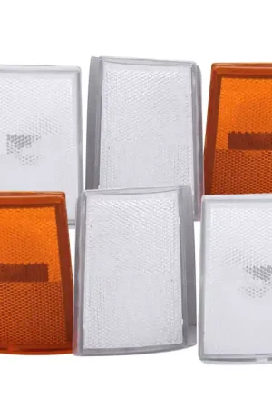 ANZO Corner Lights 1988-1993 Chevrolet C1500 Euro Corner Lights 4 Clear and 2 Amber 6pc Buy Today