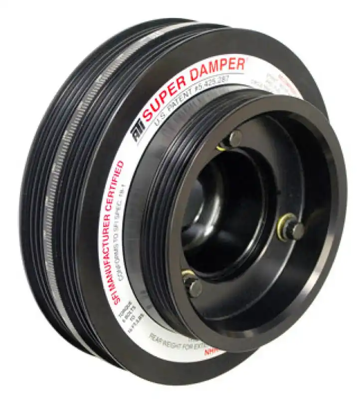 Money Back Guarantee ATI Damper - 6.20in - Alum - 3 & (2) 4 Grv - Nissan - KA24 - 1Pc
