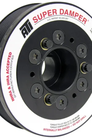 ATI Damper - 5.67in - Alum - 6 Grv - Mitsubishi Evo 10 - 3 Percent UD - 08+ - 1Pc Top Rated
