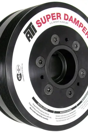 Popular ATI Damper - 7.65in - Alum - 8 & 4 Grv - LS7 - Y Body Corvette - Gen 5 Z28 - LS3 - OEM Size - 2 Ring