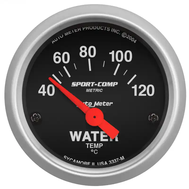 Autometer Sport-Comp 52mm 40-120 Degree Short Sweep Electronic Water Temperature Gauge Order Now