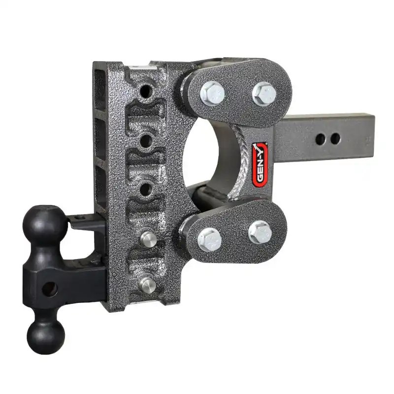 Grab Now Gen-Y The Boss Torsion-Flex 2.5in Shank 7.5in Drop 16K Hitch w/GH-051 Dual-Ball/GH-032 Pintle Lock